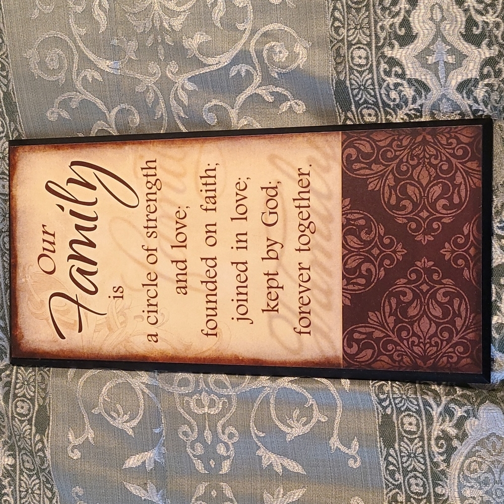 Family wall plaque